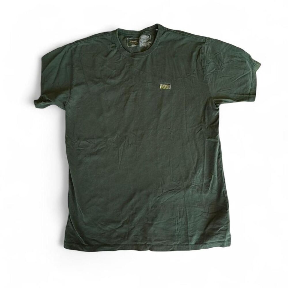 Vans Men's Green Cotton T-shirt